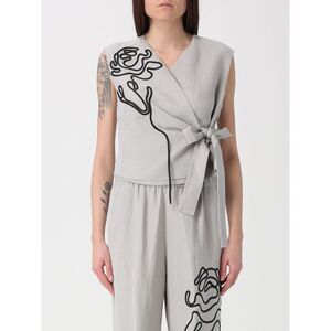 Liviana Conti Waistcoat Woman Grey